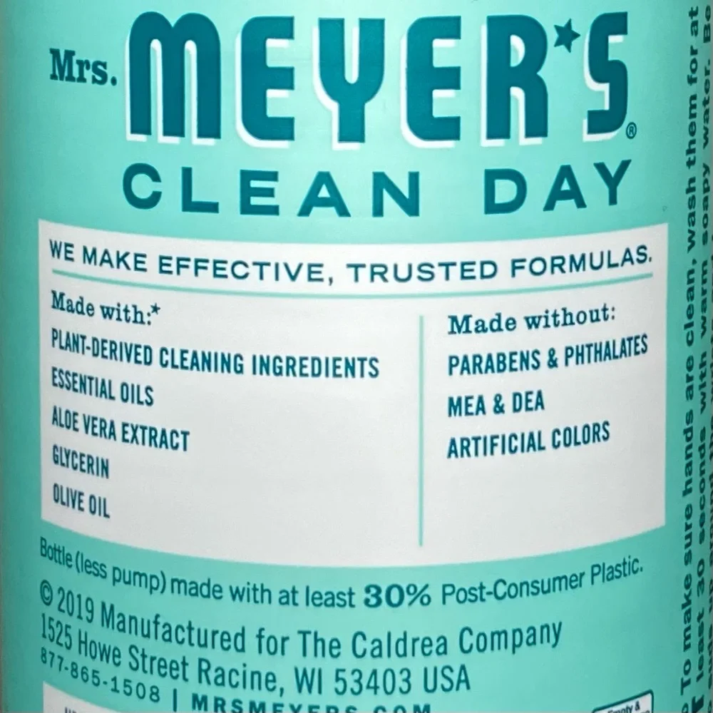 Mrs. Meyer’s mrs meyer’s